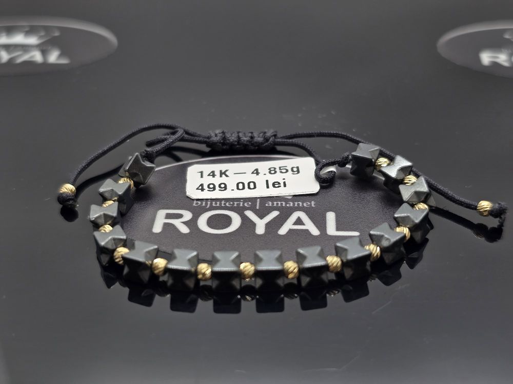 Bijuteria Royql: Bratara Snur aur 14k/4.85 gr