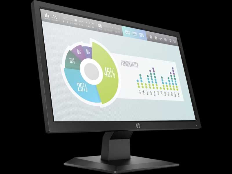 Промо: Нов монитор HP P204v 19.5" (1600x900) HDMI