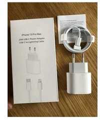 set incarcator 20w fast charge iPhone adaptor + cablu incarcare Noi