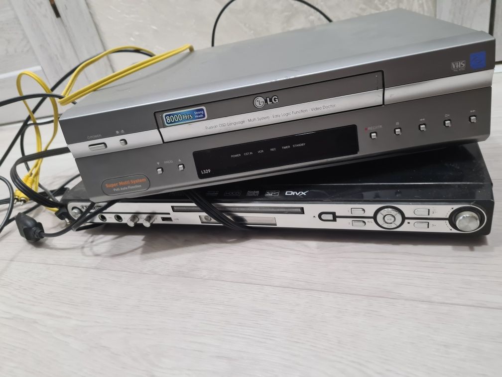 Продаю DVD Player & VHS Video Tape Cassette VCR Recorder Fully Service