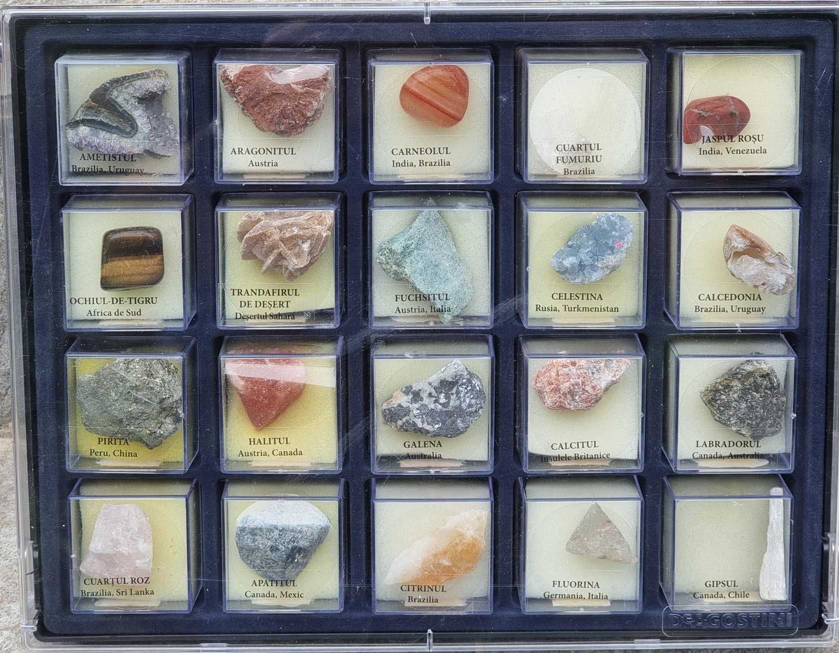 "Comorile Pamantului" - Colectie de minerale si roci de la DeAgostini