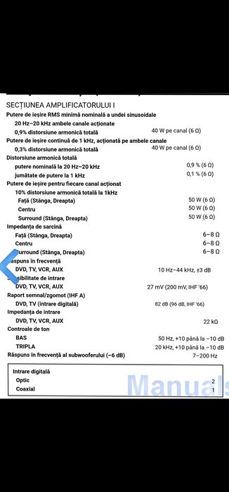 Amplituner Panasonic SA-XR15
