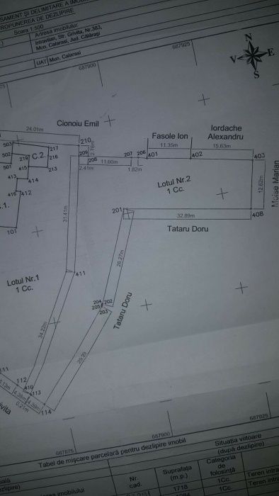 Vand teren intravilan 1084 mp