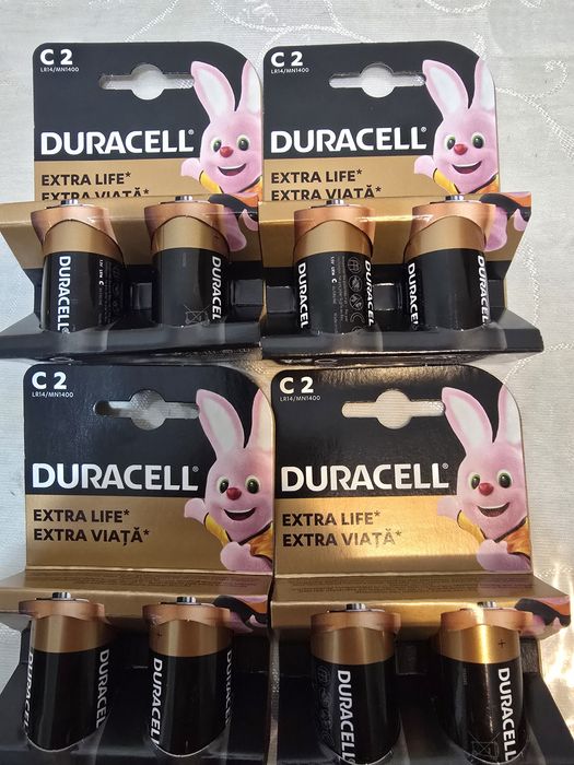 Duracell  C2, 1.5v новые 8шт.