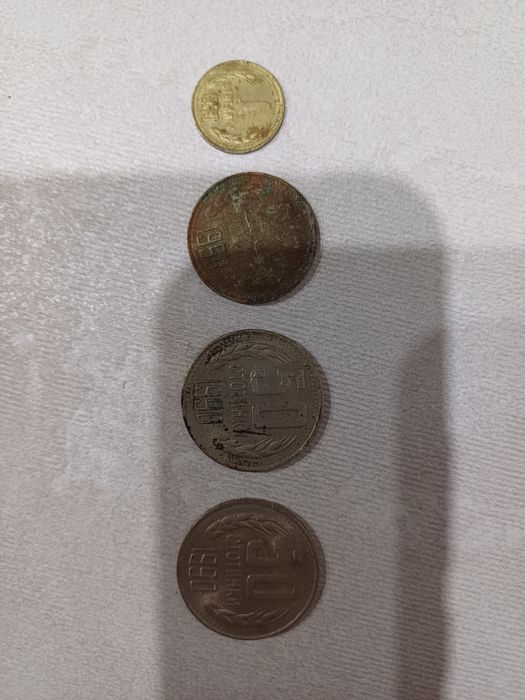 Монети стотинки  от 1990 година