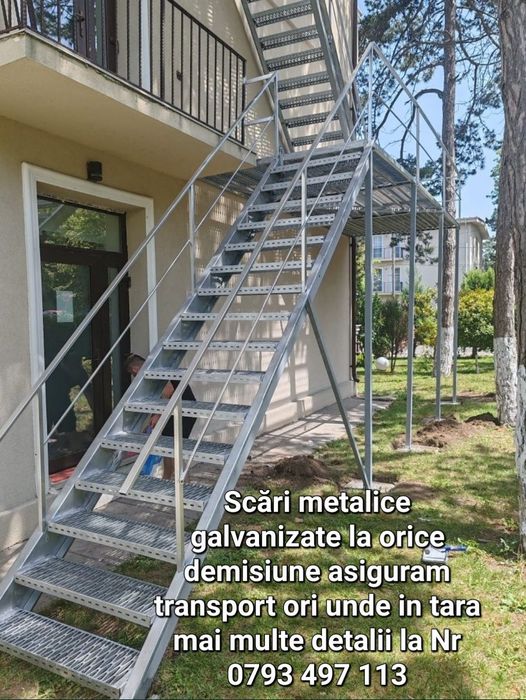 Scări metalice galvanizate la orice demisiune asiguram transport ori u