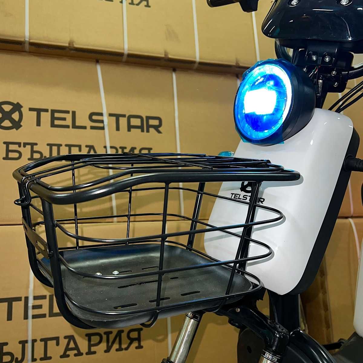 Електрически скутер TELSTAR EMAL 1200W С ДВОЙНА СЕДАЛКА И ПЕДАЛИ 2023