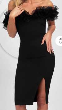 Rochie Starshiners PrettyGirl neagra midi