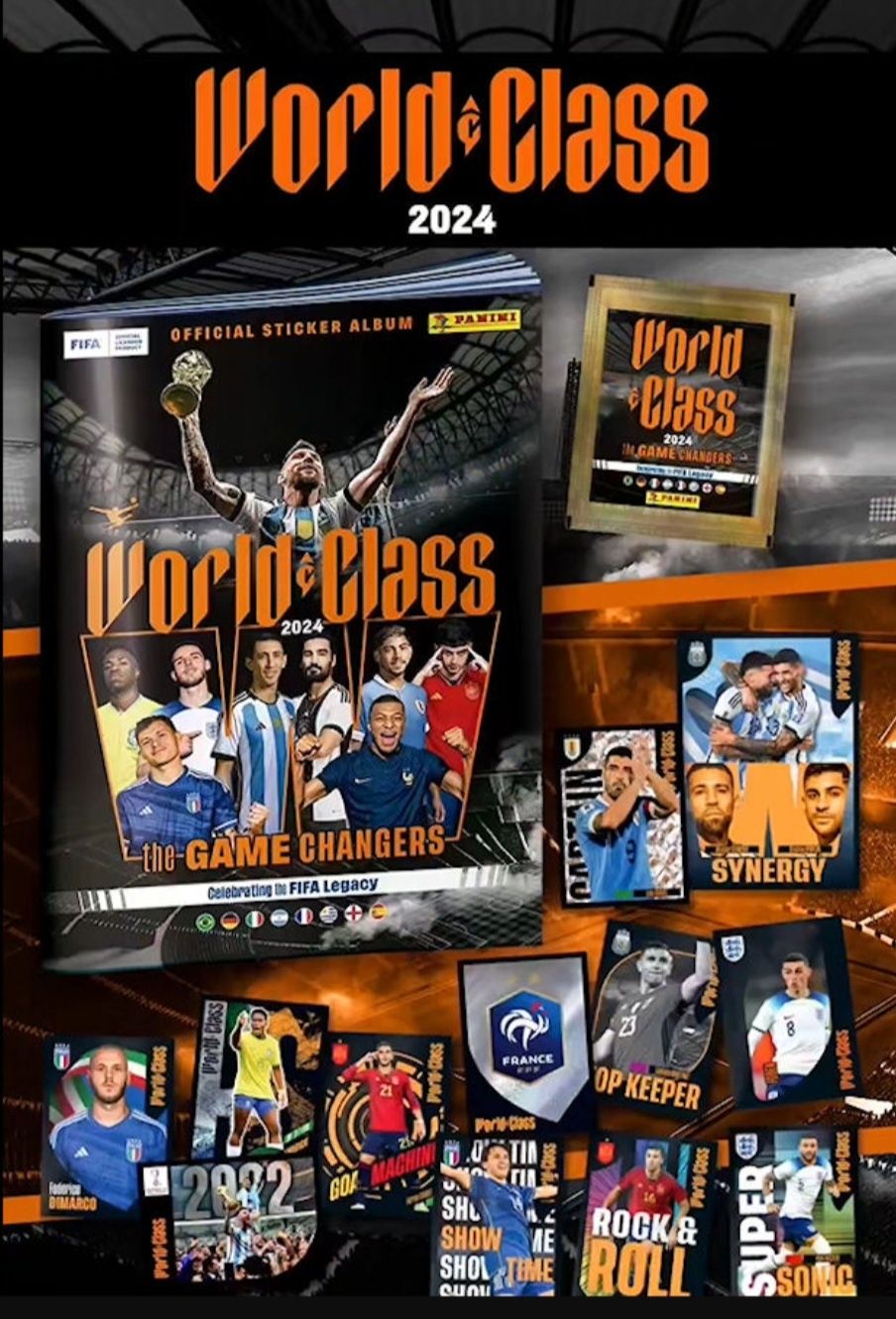 Stickere world class 2024 panini