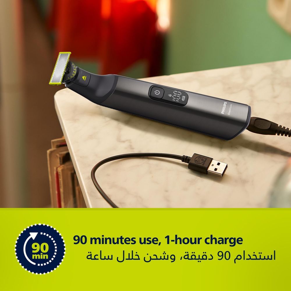 Триммер Philips OneBlade Pro QP6542/10 Триммер для Лица и Тела