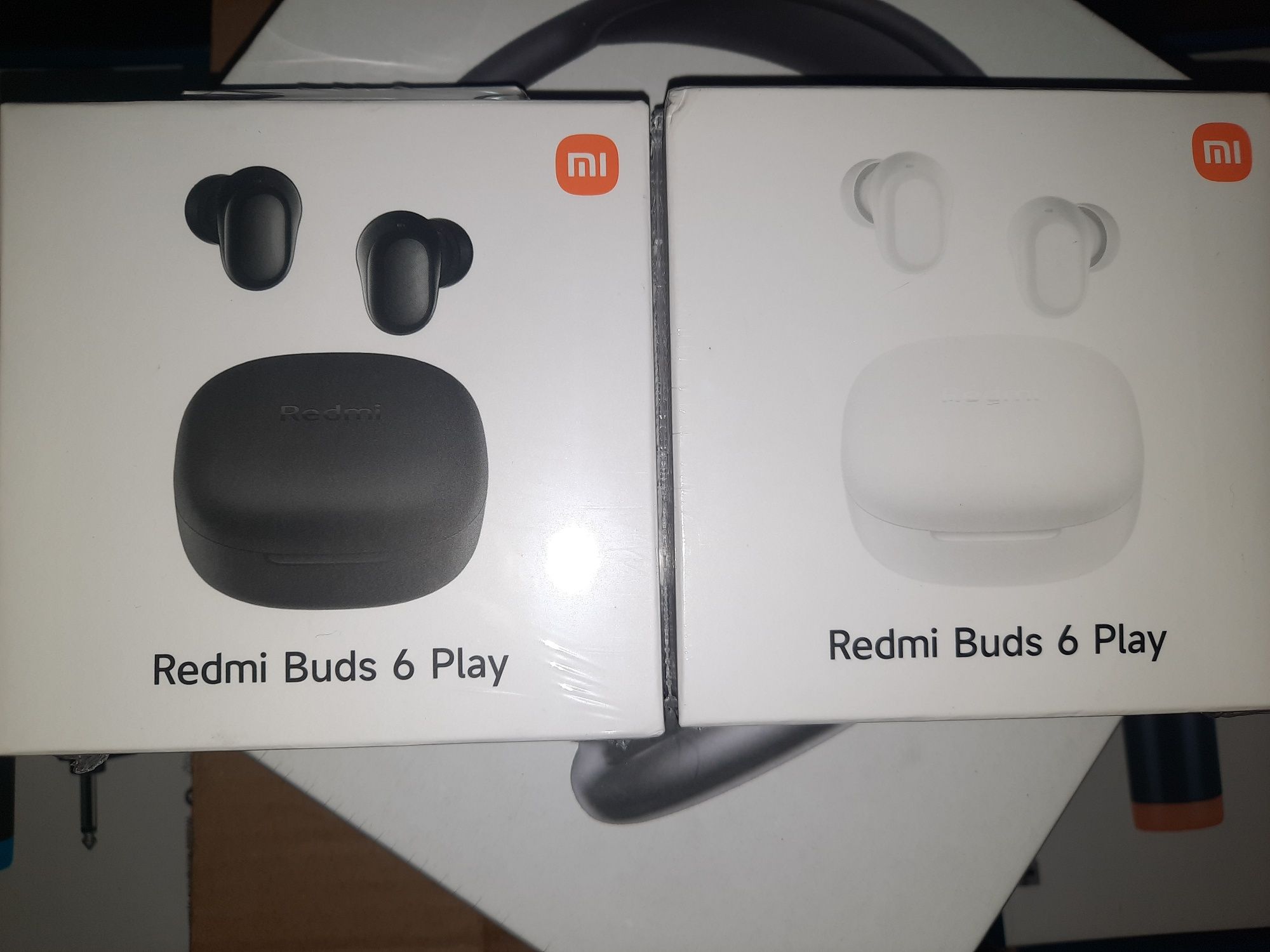 БЕПУЛ Доставка, Янги Оригинал Xiaomi Redmi Buds 6 Play (Оқ ва Қора)