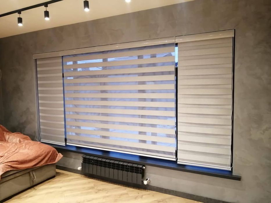 Ролл шторы Жалюзи  День ночь Алматы