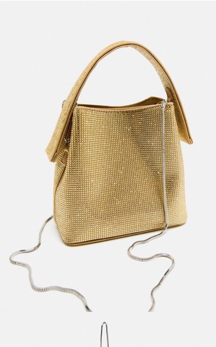 Чанта с камъни Zara чисто нова