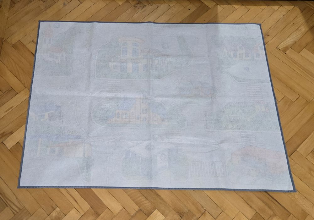 Covoras de joaca pentru masinute Speed Track, 90x120 cm - impecabil