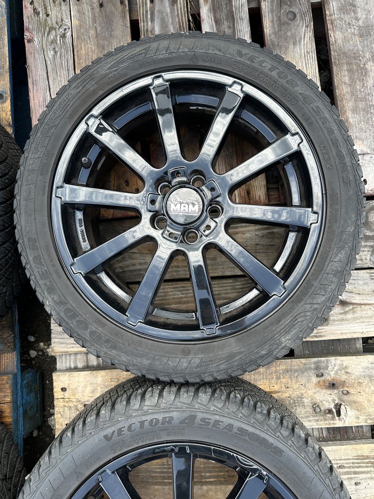 Лети джанти 4 броя джанти 5х100 16 цола с гуми GoodYear 215/45/16