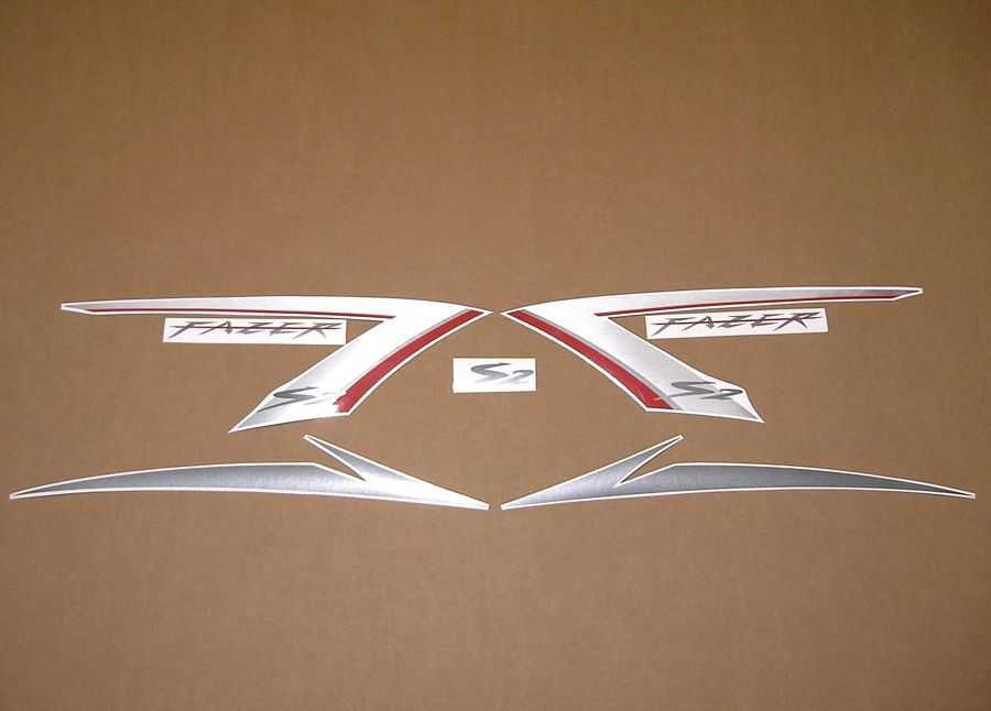 Стикери Yamaha 600 FZ6 Fazer S2 2005г-2007г Ямаха Фейзър лепенки fzs