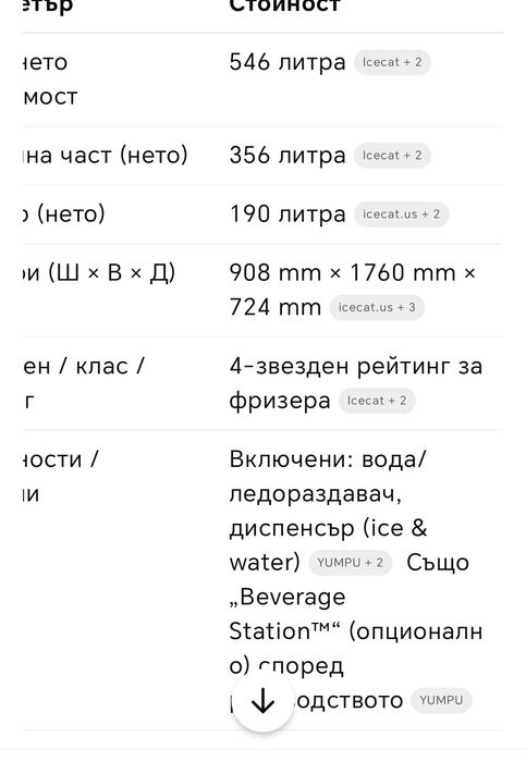 Продавам Хладилник Samsung  Side by Side