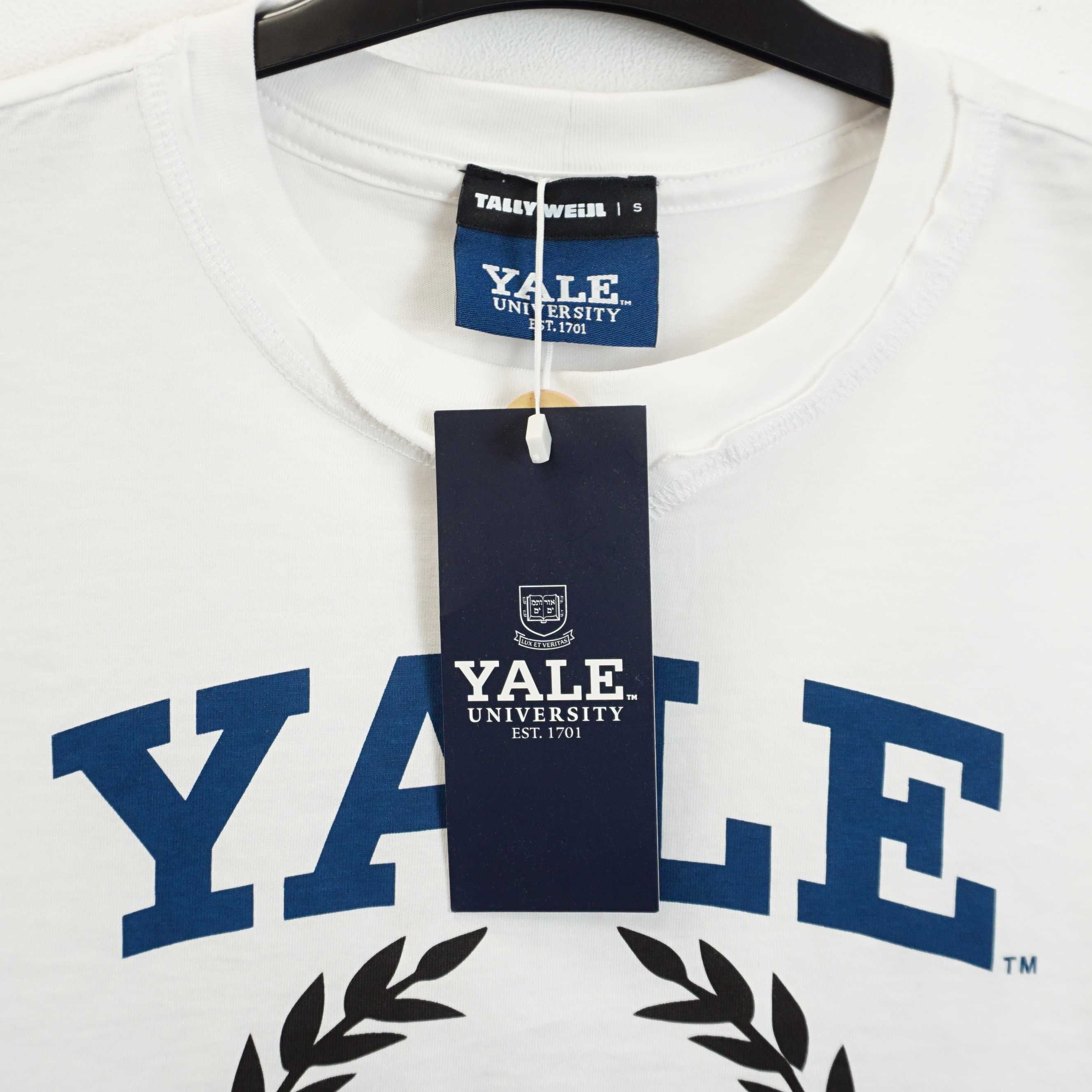 YALE University чисто нова дамска кроп-топ тениска - S