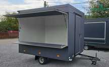 Rulota comerciala fast food , Coffe, patiserie 3m -750kg