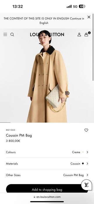 Louis Vuitton Couissin PM bag