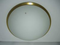 Plafoniera mare Peill & Putzler, MCM, sticla opalina, vintage