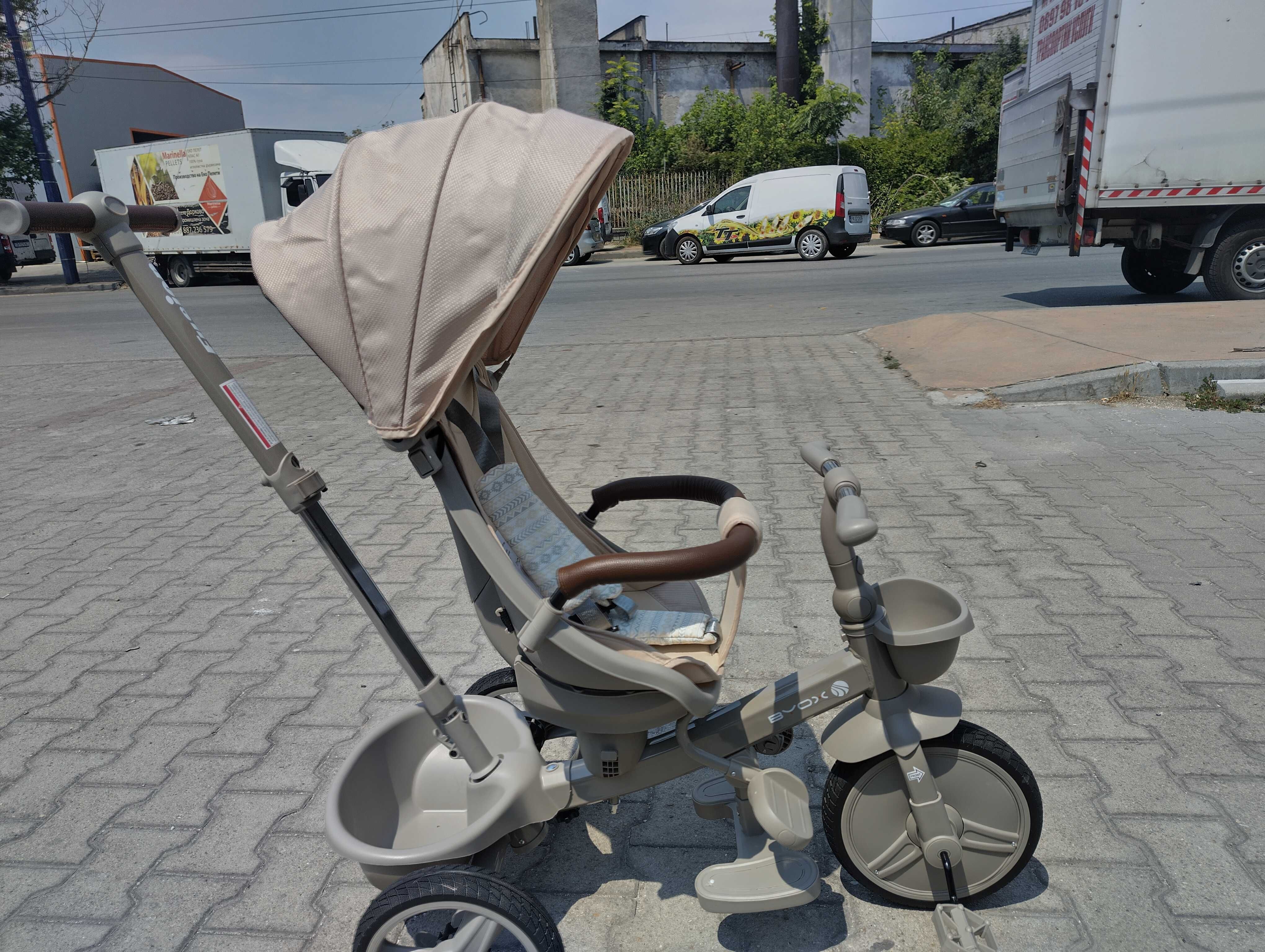 BYOX Детска триколка FUSION бежов
