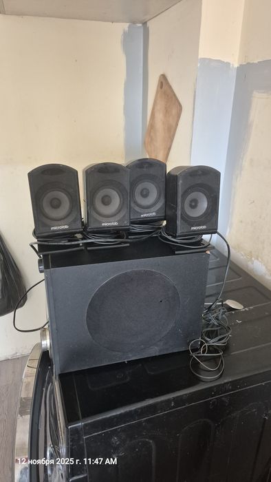 Продам сабуфер и 4 колонки