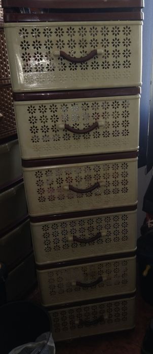 Dulap cu 6 sertare plastic