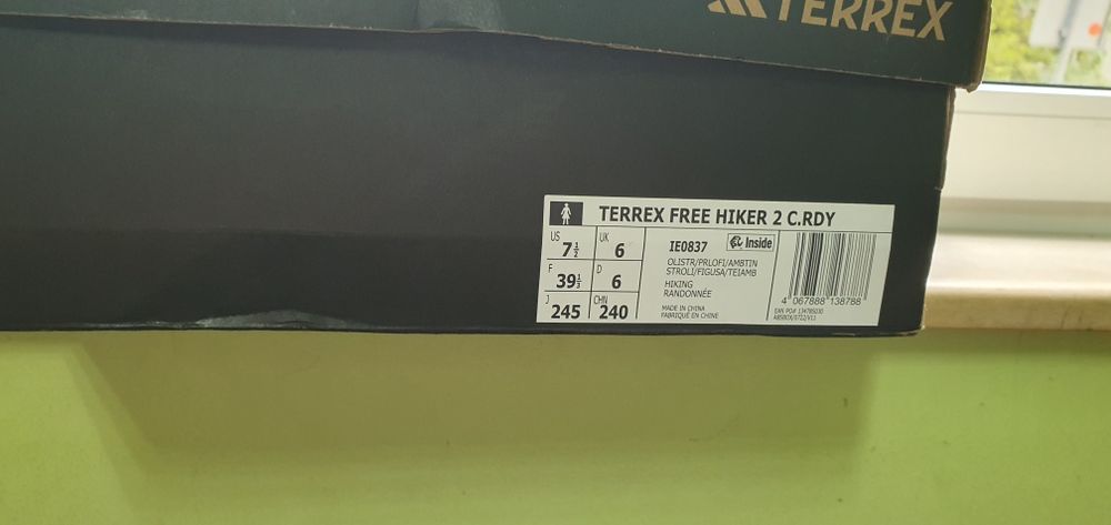 Adidas Terrex Hiker 39 1/3 унисекс