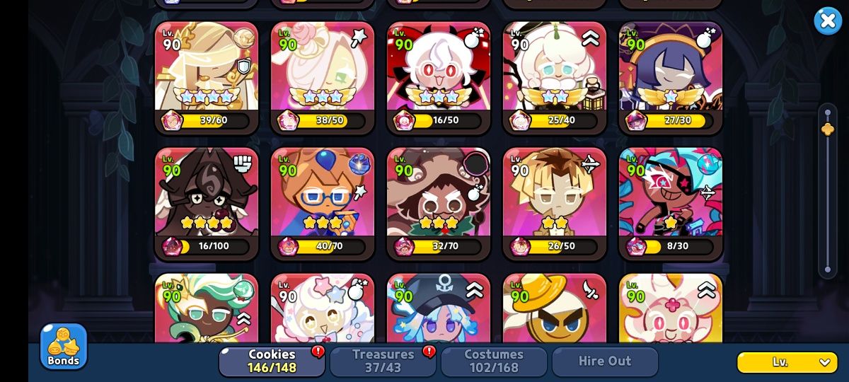 Продаю аккаунт cookie run:kingdom