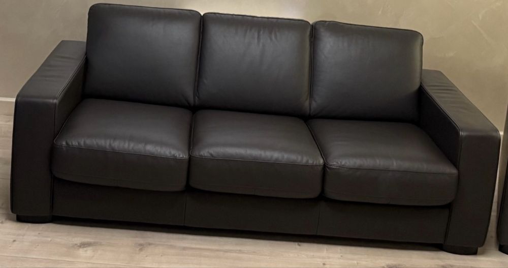 Set canapea si fotolii din piele, calitate, fara defecte