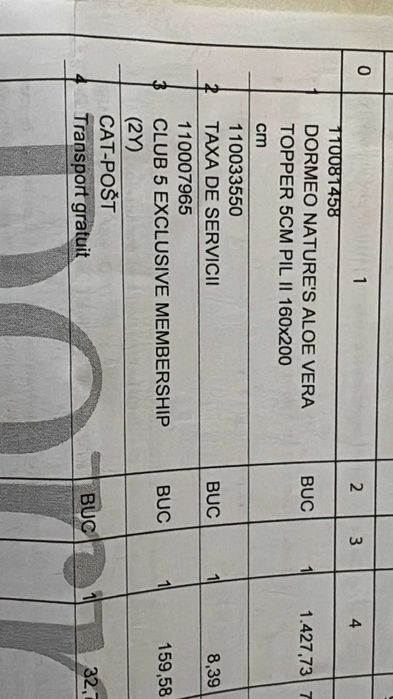 Topper Dormeo Aloe Vera