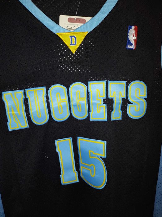 Maieu de basket NBA Mitchell & Ness cu Denver Nuggets, #15 Anthony (L)