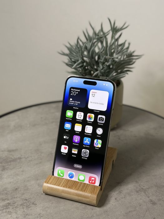 iPhone 14 Pro Max Alb | 94% Husa/Folie ca nou !