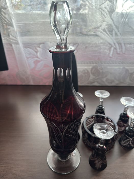 Set pahare vintage cristal