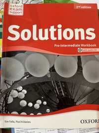 Учебници и учебни тетрадки по английски език на Solutions