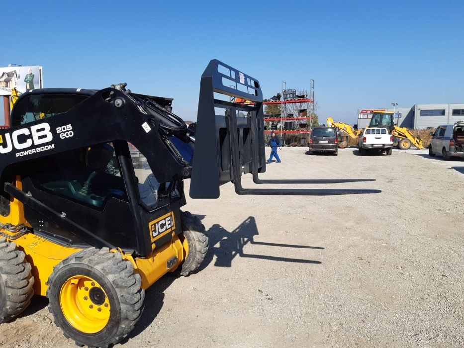 Cadru furci paleti pentru Bobcat. Latime 1200mm. Capacitate 1800kg