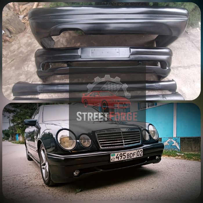 Стильные обвесы на Mercedes w210 дорест/рест