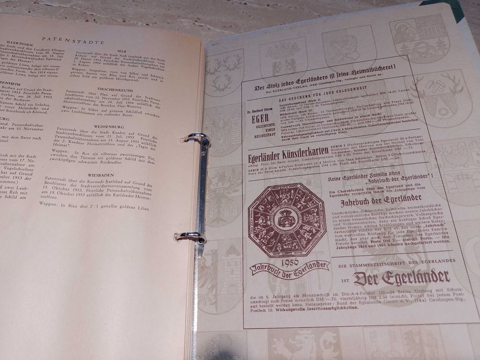 Album timbre rare"Die Wappen der Heimat"-ideal PASIONATI, COLECTIONARI