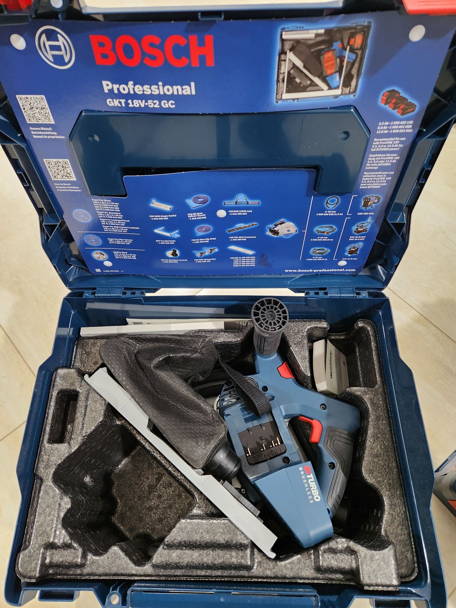 Circular bosch GKT 18V-52 GC