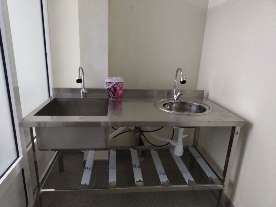 Мойка из нержавейки с двумя раковинами