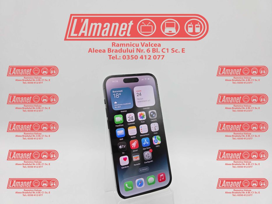 iPhone 14 Pro Black 256GB Neverlocked FullBox Stare Buna