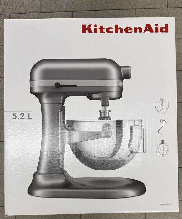 KitchenAid Heavy Duty – 5KSM55SXXECU, Robot de bucătărie, 5,2L – Nou