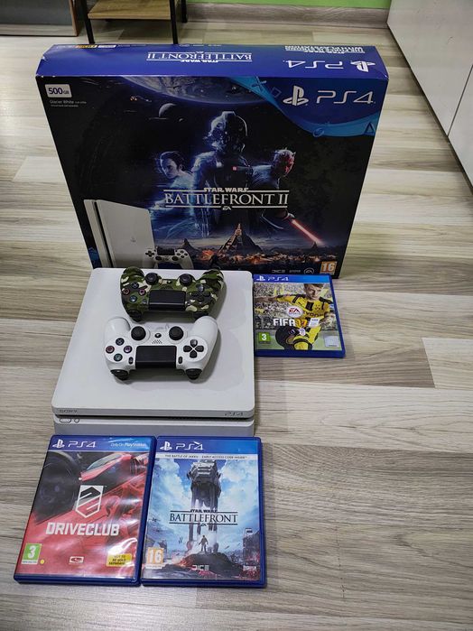 Ps4 с 2 контролера и 3игри