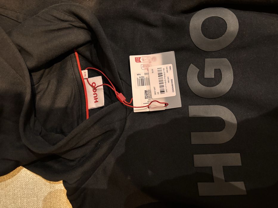 Hanorac negru hugo boss