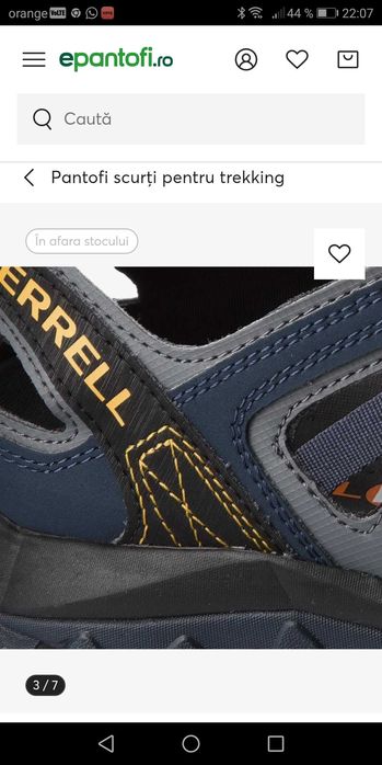 Pantofi sandale merrell 47