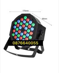 LED FLAT Par 36W Диско Лед Пар - RGBW - LED ефект DMX512