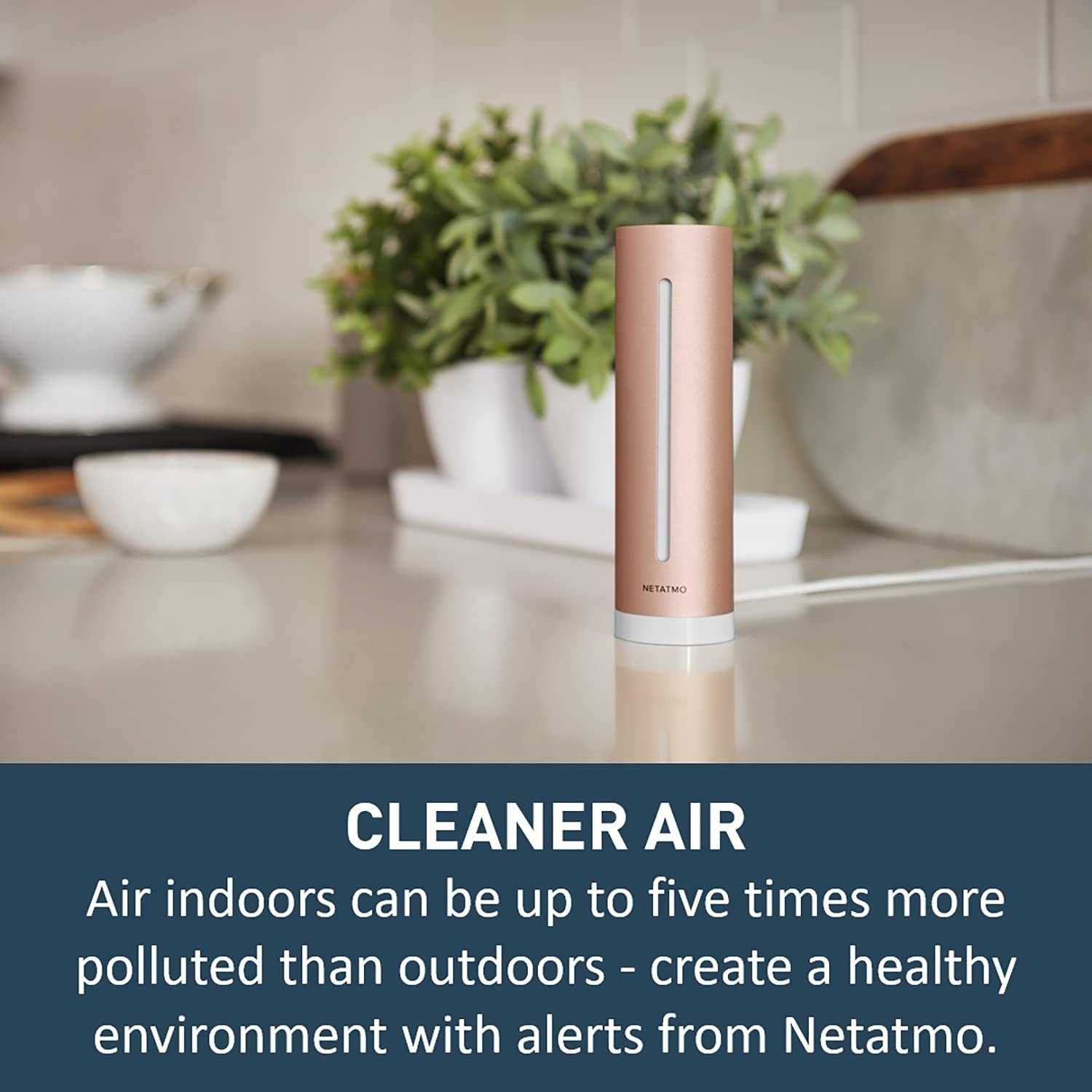 Netatmo Интелигентен вътрешен въздушен монитор за качество на въздуха