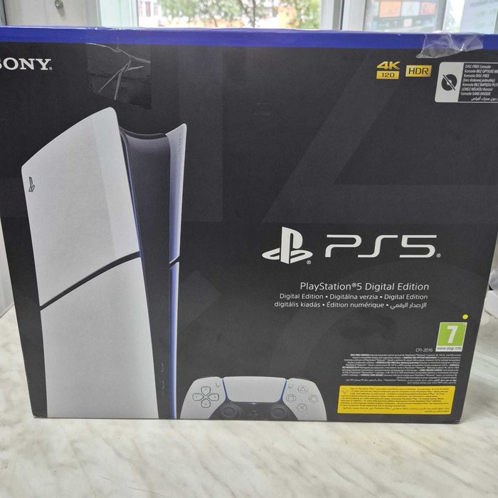 Consola PlayStation 5 Slim PS 5 Digital cu 2 Manete CUTIE Zeus 33784
