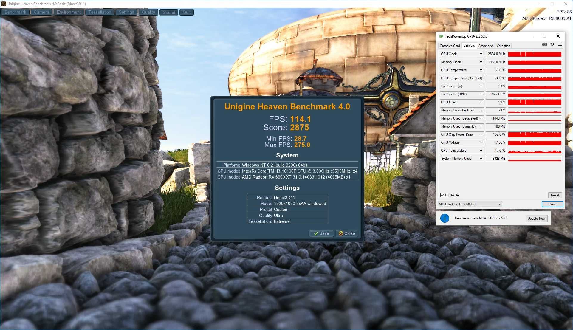 RX 6600 XT ASUS Dual OC AMD Radeon